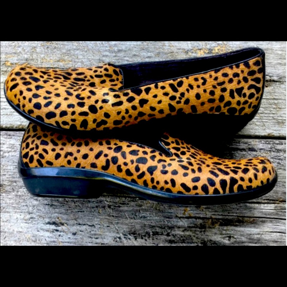 DANSKO Leopard Print Slippers